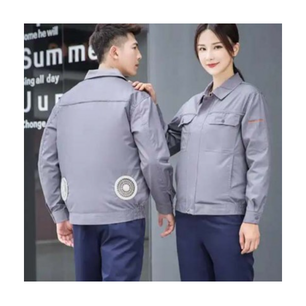 REFLECTIVE ANTIFLAME WHOLESALE LABOR INSURANCE WELDING PRINTING ON PRODUCTION SUIT SET WOMEN MEN SAFETY WORK CLOTHES WITH FAN