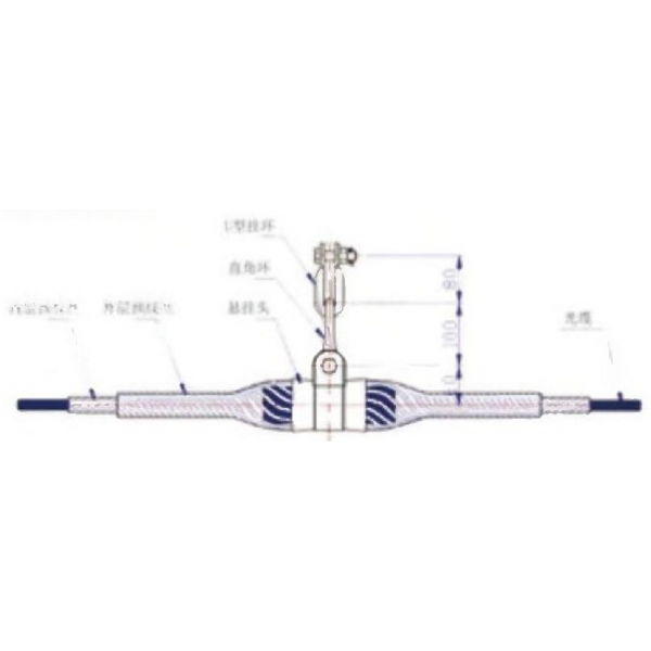 Currency fittings of two layers Helical Suspension Set