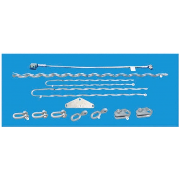 Double Helical Dead-end for OPGW