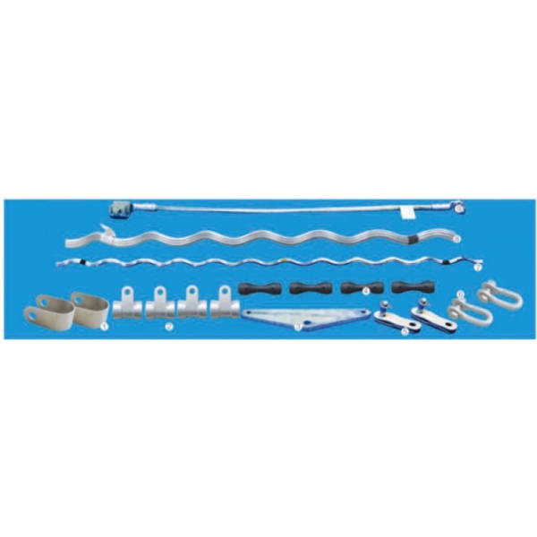 Double point Suspension Set for OPGW