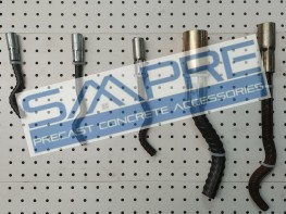 SIMEN PRECAST Short, Long Wavy Tail Threaded Anchor